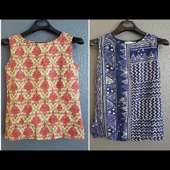 2 tops Indian kurtis size small - Picture 1 of 5